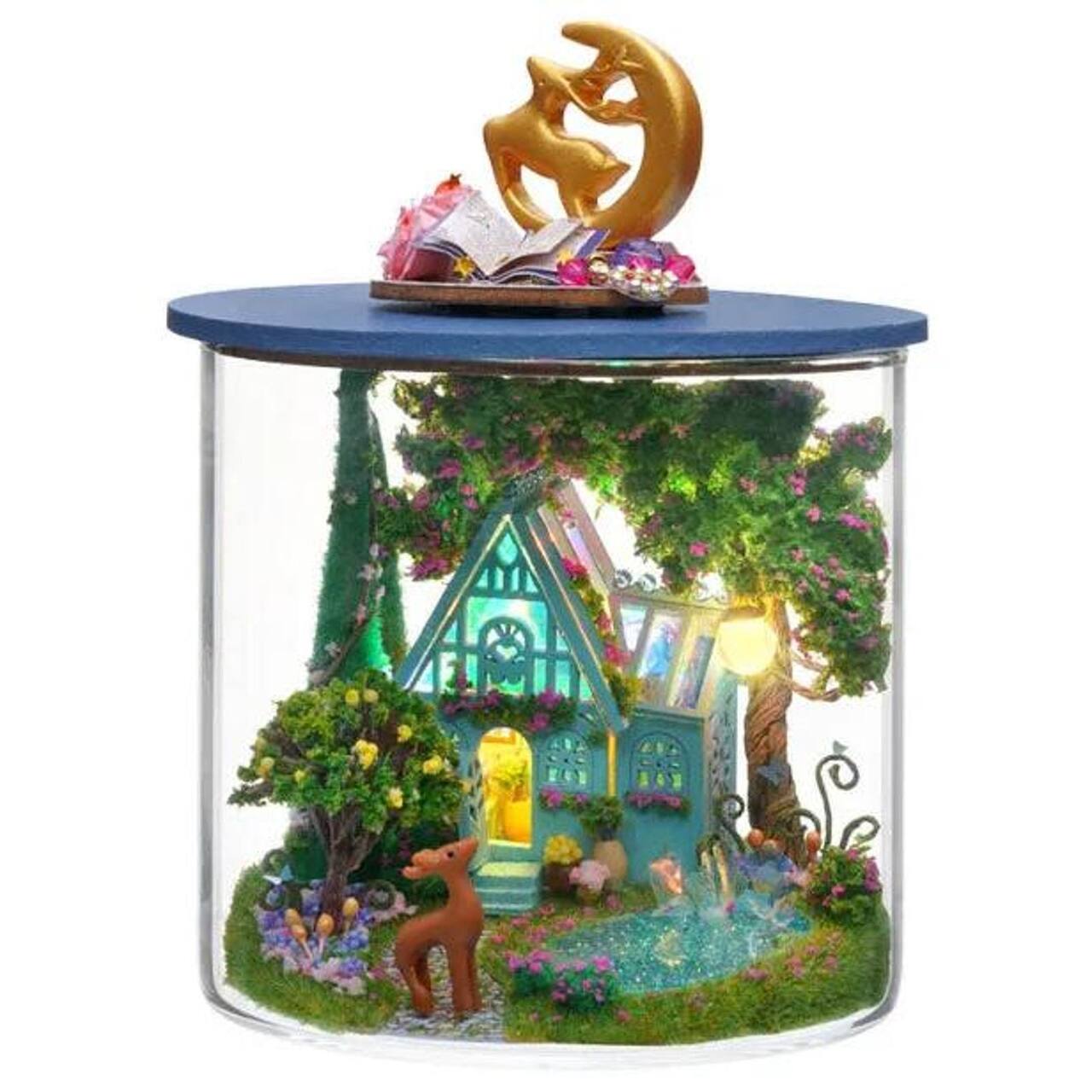 Wizardi Abundant Moment Miniature Dollhouse Roombox Kit